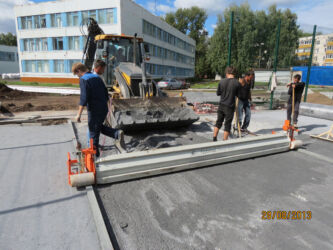 Обустройство спортивных площадок Солнечная Поляна г. Нижнекамск